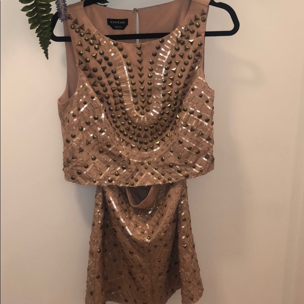 Bebe embellished two piece
